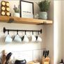 Rustic Wooden Shelf Image 2
