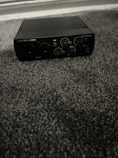 presonus audio box usb96 with xlr cable