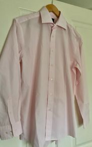 Designer Daniel Hechter Long Sleeve Dress Shirt  Pastel Pink purchased in LOUIS COPELAND rrp 50
