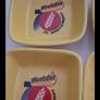 Weetabix 70th Anniversary Square Yellow Cereal Breakfast Bowl Image 5