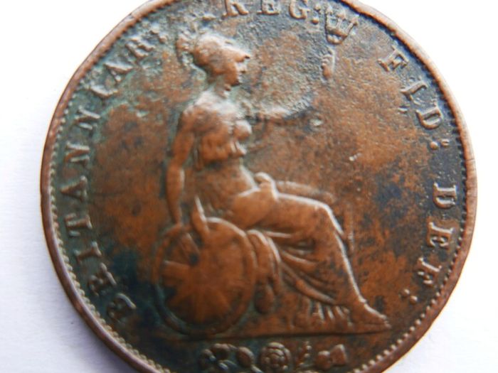 1853  Great Britain 1/2 Half Penny Queen Victoria