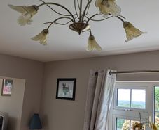 two light fittings