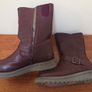 Burgundy Boots Size 5 Image 4