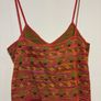 Zara Knit Jacquard Cactus Sunflower Tank Top Size S Image 2