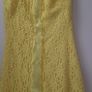 genuine vintage yellow lace dress from 60's Image 3