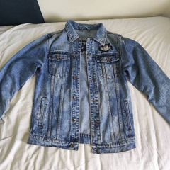 Denim Jacket Coat M Size WASP W.A.S.P Rock Metal 80s Style