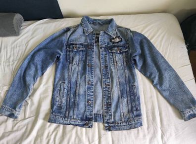 Denim Jacket Coat M Size WASP W.A.S.P Rock Metal 80s Style