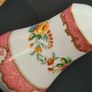 Crown Staffordshire Salt & Pepper Set Lyric Tunis Pink Bone China England Image 5