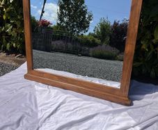 Wooden mirror