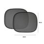 Car Side Window Shades x2 + Suction Cups Image 2