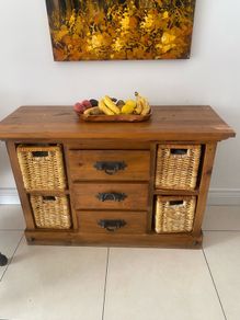 wooden unit