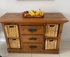 wooden unit