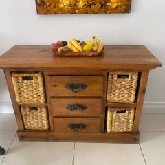 wooden unit