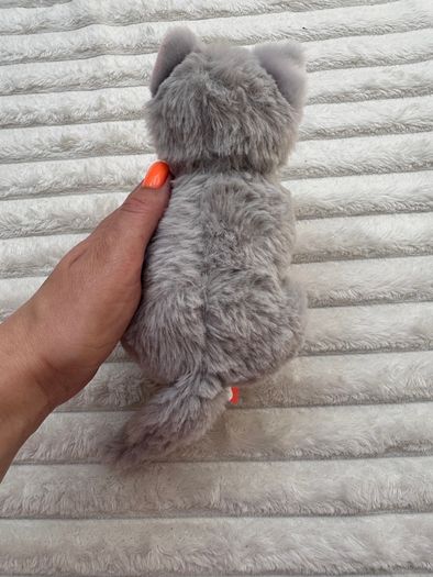 Our Generation Battat Gray Kitten Kitty Cat approx. 16 cm. Used Please see photos