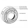 Canon Macro Auto Focus EF EF-S to EOS M Lens Mounts Tube Ring Adapters Image 7