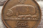 Ireland 1943 1/2d Halfpenny