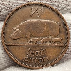 Ireland 1943 1/2d Halfpenny