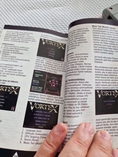 Vortex Snes Super Nintendo Arcade Retro Games Original