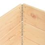 Raised Beds 3 pcs 50x150 cm Solid Pine Wood Image 4