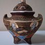 SALE!  Vintage Hand Painted Japanese Porcelain Vessel Image 2