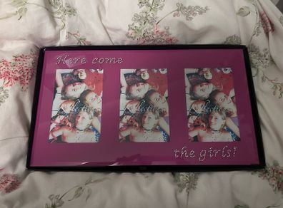 Pink picture frame