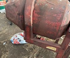 Tractor cement mixer