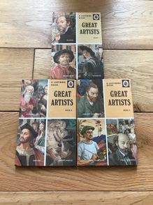 Vintage 3 Ladybird books Great Artists