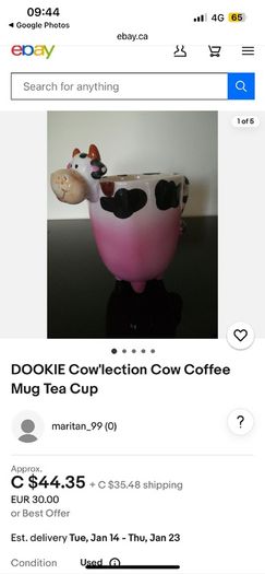 collectible Dookie Mugs rare and hard to find