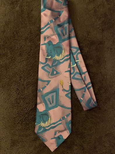 Vintage elephant tie