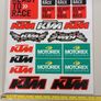 Universal Motorcycle Decal Sticker Sheet Image 2