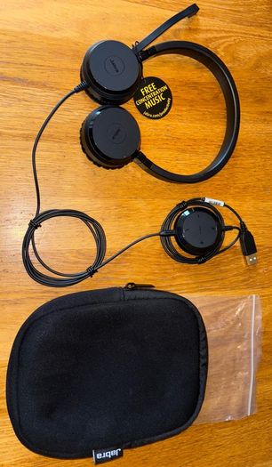Jabra Evolve 30 UC Stereo Wired Headphone Model: ENC060
