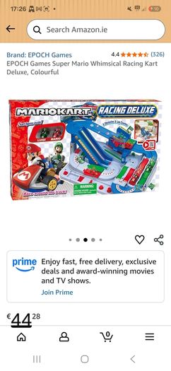 Mario kart Deluxe whimsical racing track