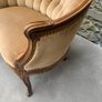 Victorian walnut Childs Conversation Sofa. Image 5