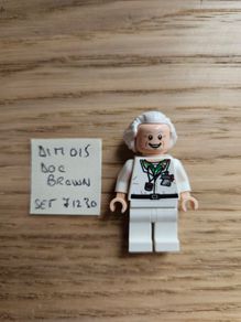 lego dim015 doc brown, set 71230