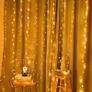 3x3m Garland LED USB Fairy Lights Curtain 3m String Lights Remote Christmas Ornaments New Year 2022 Christmas Decorations for Home Image 2