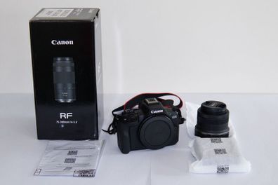 Canon EOS R50 + RF-S 18-45mm & RF 75-300mm Lenses