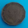 1946 George VI Brass 3d coin low mintage year Image 2