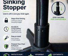 Does your office chair keep sinking??