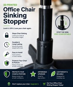 Does your office chair keep sinking??