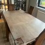 Solid Oak table & 4 dining chairs Image 2