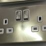 Satin Chrome Double Sockets Image 2