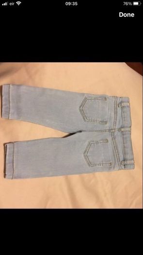 Boys river island jeans never worn 0/3 mths
