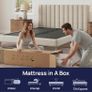5FT King Hybrid Mattress, 22cm Pocket Sprung Mattress, 150x200cm Zero-noise independent springs offer motion isolation & back pressure relief for peaceful sleep Image 3