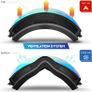 Ski goggles, Mens Women Skiing goggles Adults Over Glasses OTG Anti-fog Frameless For Snowboard Jet Snow, UV Protection Sunglasses Image 3