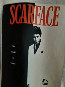 New scarface tee shirt L