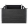 Garden Raised Bed 300x100x54 cm WPC Grey Image 2