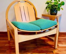French 1970s statement chair by Baumann France