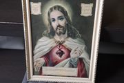Vintage Religious Framed Picture