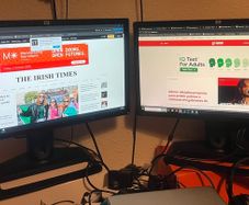 2x Monitors - HP ZR22w - 30 each