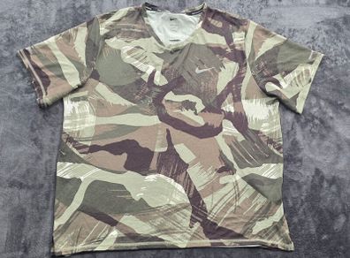 Nike Running Dri-Fit Camo T-Shirt Mens Large
